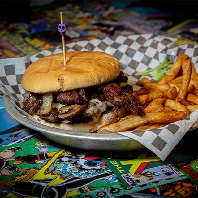 Hooligan Burger.