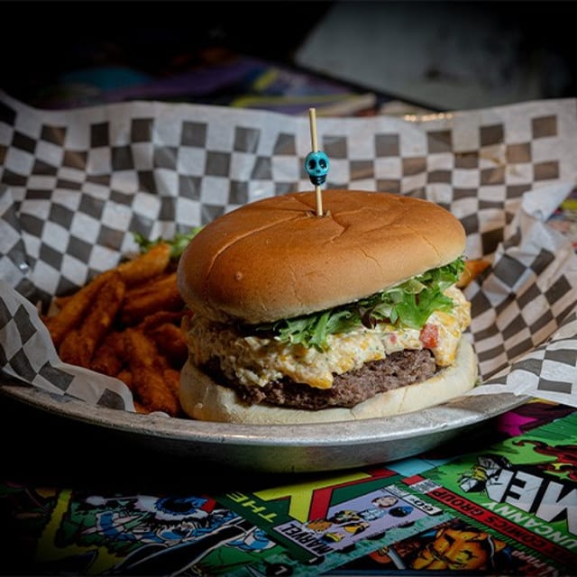Pimento Cheese Burger.