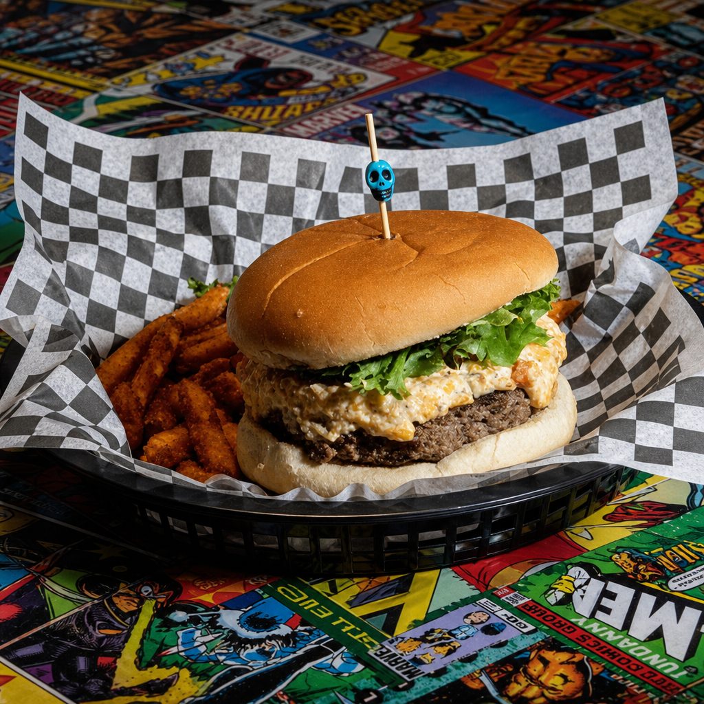 Pimento Cheese Burger.