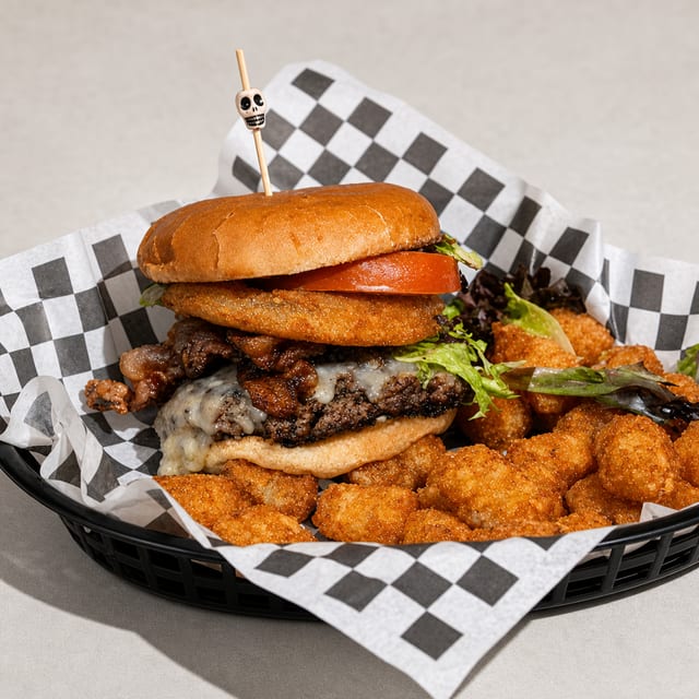 Crucial BBQ Burger.