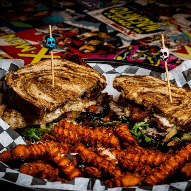 Wild Turkey Club Sandwich.