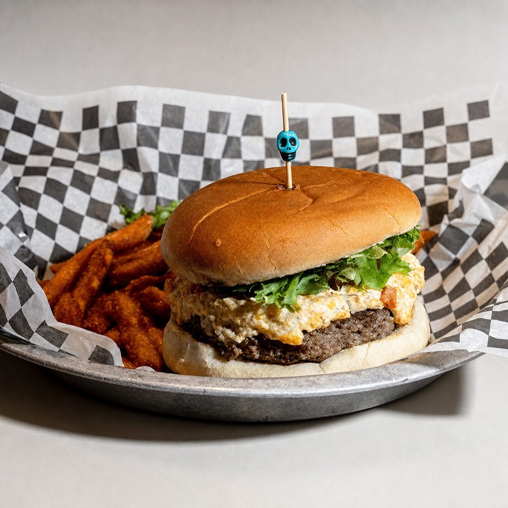 Pimento Cheese Burger.