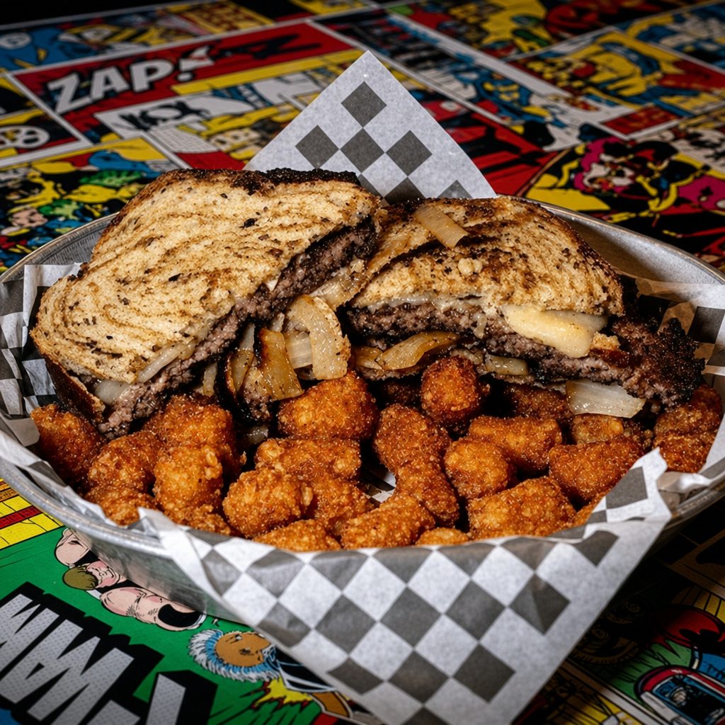 The St. Patty Melt Burger.