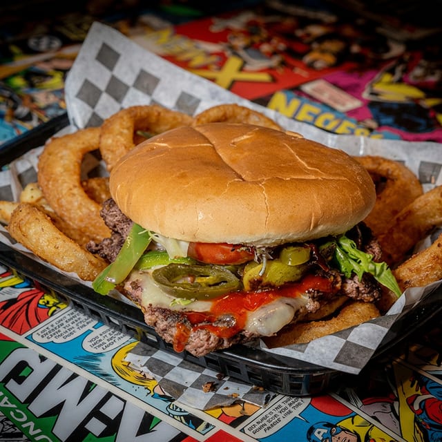 Hell's Gates Burger! (Hot).