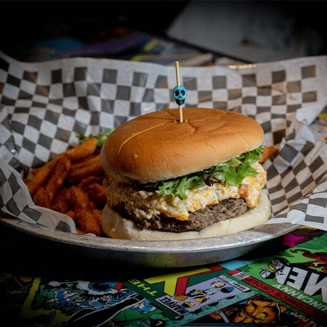 Pimento Cheese Burger.