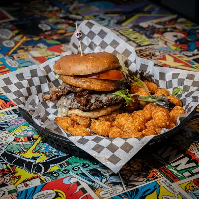 Crucial BBQ Burger.