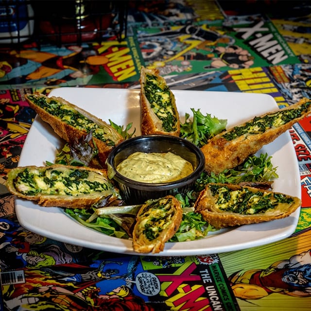 Greek Egg Rolls.