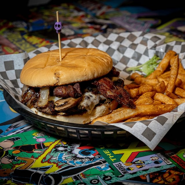 Hooligan Burger.